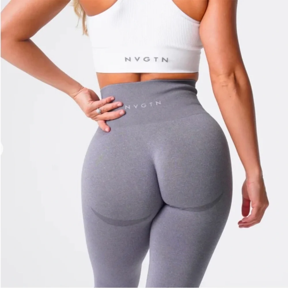 NVGTN Gray leggings thick - Picture 3 of 5